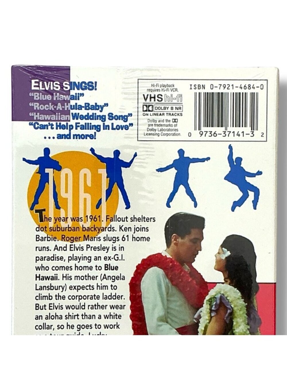 Elvis "Blue Hawaii" VHS Movie 1961 Musical Vintage 1997 New Sealed Packaging - Picture 3 of 15